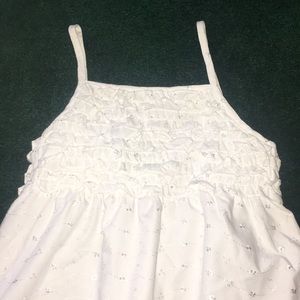 Girls white dress size 10